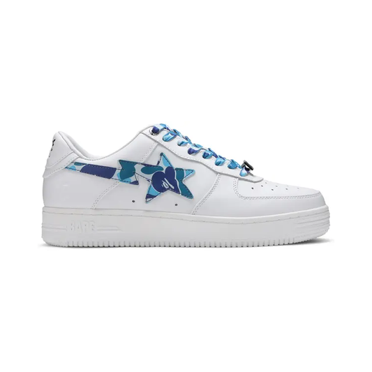 A Bathing Ape Bape Sta Low ABC Camo White Blue