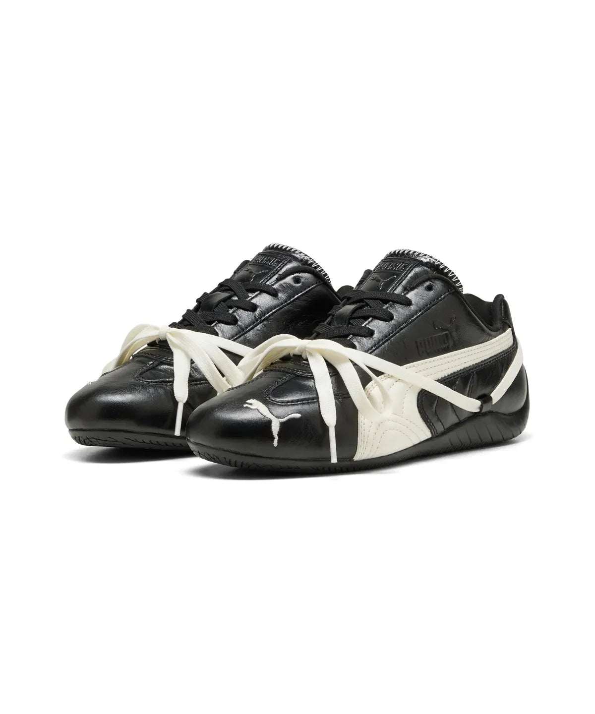 PUMA x Rosé Speedcat leather lace-up ( Black White )
